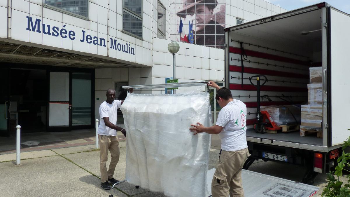 Vue sur l'ancien musée : les premières collections quittent le site de Montparnasse